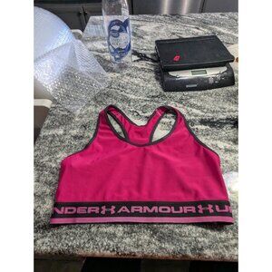 UA Women’s Under Armor Sports Bra Hot Pink Size Small